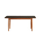 Simplicity Style Rectangle Stone Fixed Dinner Table with 4-foot Black 63"L x 33.5"W x 29.5"H Without Chairs Clearhalo 'Dining Tables & Seating' 'Dining Tables' 'dining_table' 'furn' 'furn_dining_table' 'Furniture' 'Kitchen & Dining Furniture' 7747256