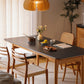 Simplicity Style Rectangle Stone Fixed Dinner Table with 4-foot Clearhalo 'Dining Tables & Seating' 'Dining Tables' 'dining_table' 'furn' 'furn_dining_table' 'Furniture' 'Kitchen & Dining Furniture' 7747259