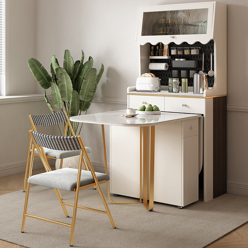 Forma rettangolare contemporanea set da tavolo da pranzo 1/3/5 pezzi