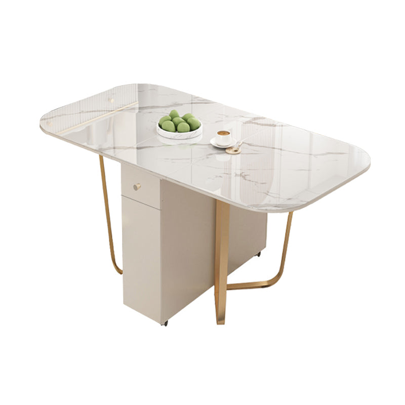 Forma rettangolare contemporanea set da tavolo da pranzo 1/3/5 pezzi