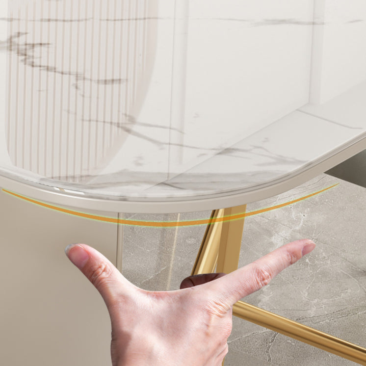 Forma rettangolare contemporanea set da tavolo da pranzo 1/3/5 pezzi