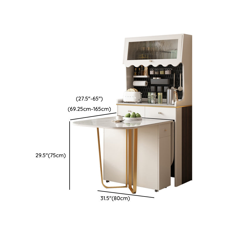 Forma rettangolare contemporanea set da tavolo da pranzo 1/3/5 pezzi