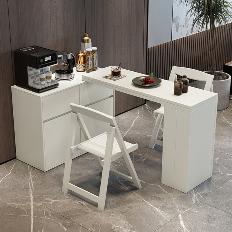 1/3/5 Stück zeitgenössischer Holz -Esszimmerstuhl und Tischset