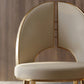 Silla de comedor lateral de cuero sinté de faux contemporáneo interiores
