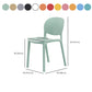 Modern Dining Room Plastic Open Back Stackable Dining Side Chair Clearhalo 'Dining Chairs' 'Dining Tables & Seating' 'dining_chair' 'furn' 'furn_dining_chair' 'Furniture' 'Kitchen & Dining Furniture' 7747684