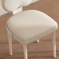 Silla de comedor lateral de cuero sinté de cuero sinté de falso interior contemporáneo