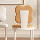Silla de comedor lateral de cuero sinté de cuero sinté de falso interior contemporáneo