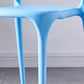 Zeitgenössischer Indoor-Außen-Plastik Open Back Stapel Dining Side Stuhl