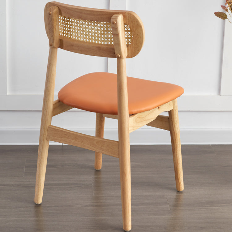 Contemporary Indoor Solid Wood Open Back Dining Side Chair for Restaurant Clearhalo 'Dining Chairs' 'Dining Tables & Seating' 'dining_chair' 'furn' 'furn_dining_chair' 'Furniture' 'Kitchen & Dining Furniture' 7747864