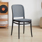Contemporary Indoor Plastic Open Back Stackable Dining Side Chair Black-Gray 1 Piece Clearhalo 'Dining Chairs' 'Dining Tables & Seating' 'dining_chair' 'furn' 'furn_dining_chair' 'Furniture' 'Kitchen & Dining Furniture' 7747934