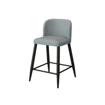 Moderni sgabelli da bar in fico rombina con poggiapiedi con poggiapiedi