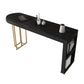 Contemporary Sintered Stone Dining Bar Table for Kitchen Dining Room Black Without Chairs Clearhalo 'Bar Furniture' 'Bar Tables' 'bar_tables' 'furn' 'furn_bar_tables' 'Furniture' 'Kitchen & Dining Furniture' 7749098