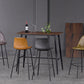 Indoor Modern Rectangle Trestle Bar Dining Table with Metal Legs Clearhalo 'Bar Furniture' 'Bar Tables' 'bar_tables' 'furn' 'furn_bar_tables' 'Furniture' 'Kitchen & Dining Furniture' 7749123