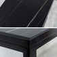 Matte Finish Stone Top Bistro Table with Black Metal Frame for Home Clearhalo 'Bar Furniture' 'Bar Tables' 'bar_tables' 'furn' 'furn_bar_tables' 'Furniture' 'Kitchen & Dining Furniture' 7749173