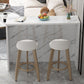 Modern Living Room Rectangle Wooden Top Pedestal Bar Dining Table Clearhalo 'Bar Furniture' 'Bar Tables' 'bar_tables' 'furn' 'furn_bar_tables' 'Furniture' 'Kitchen & Dining Furniture' 7749190