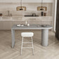Indoor Contemporary Solid Wood Double pedestal Bar Dining Table Clearhalo 'Bar Furniture' 'Bar Tables' 'bar_tables' 'furn' 'furn_bar_tables' 'Furniture' 'Kitchen & Dining Furniture' 7749212
