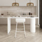 Indoor Contemporary Solid Wood Double pedestal Bar Dining Table Clearhalo 'Bar Furniture' 'Bar Tables' 'bar_tables' 'furn' 'furn_bar_tables' 'Furniture' 'Kitchen & Dining Furniture' 7749221