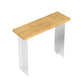 Contemporary Solid Wood Acrylic Base Bar Table for Kitchen Dining Room