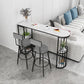 Contemporary Style 1/2/3 Pieces Stone Specialty Bar Table Set for Indoor