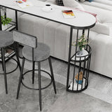 Eigentijdse stijl 1/2/3 stuks Stone Specialty Bar Table Set voor binnen