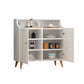 Contemporary Style Wood Adjustable Shelving Buffet Sideboard with Cabinets Clearhalo 'buffet_sideboard' 'Buffets & Sideboards' 'furn' 'furn_buffet_sideboard' 'Furniture' 'Kitchen & Dining Furniture' 7749381