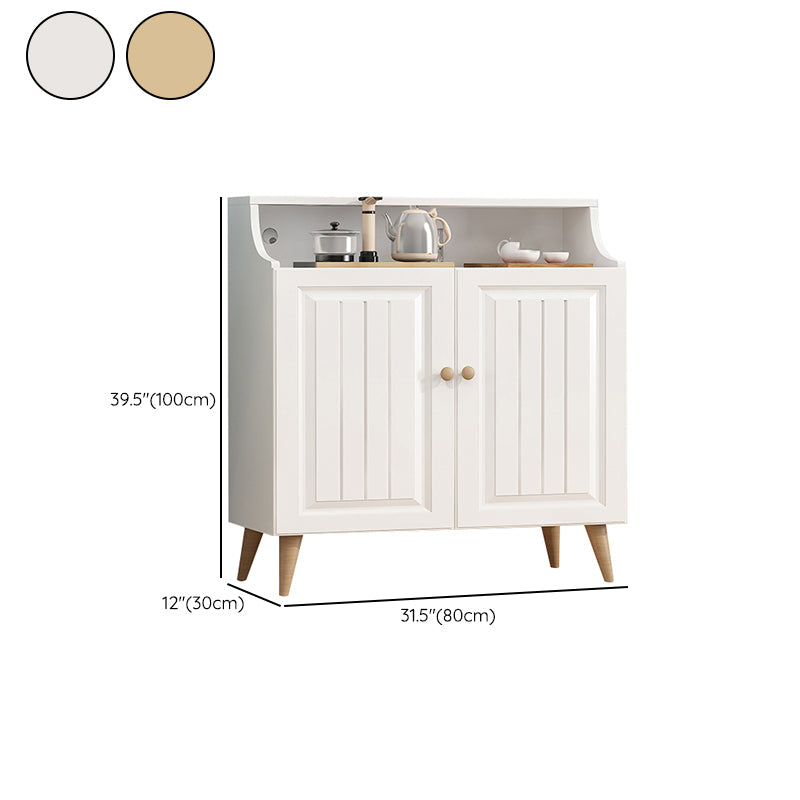 Contemporary Style Wood Adjustable Shelving Buffet Sideboard with Cabinets Clearhalo 'buffet_sideboard' 'Buffets & Sideboards' 'furn' 'furn_buffet_sideboard' 'Furniture' 'Kitchen & Dining Furniture' 7749386