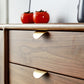 Armadietto di sideboard in legno massiccio in stile contemporaneo con armadio e cassetti