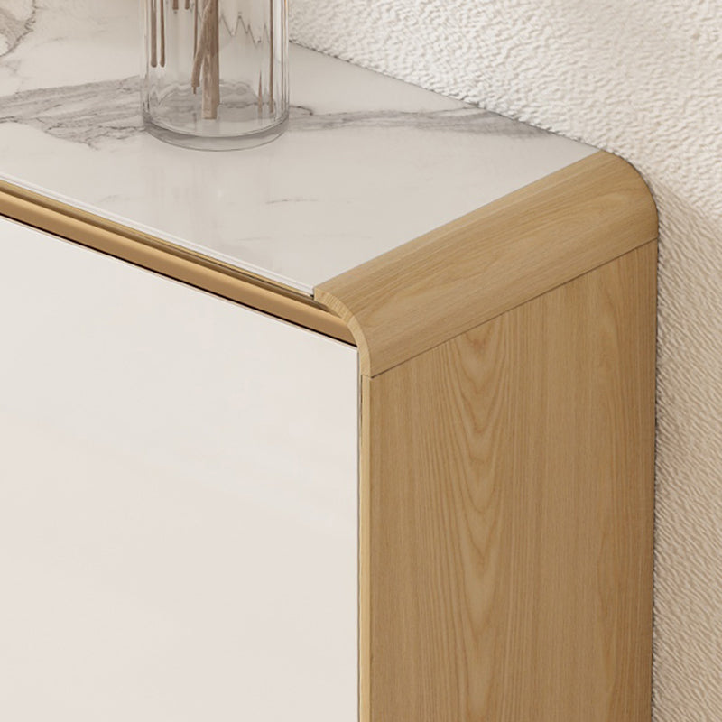 Contemporary Style Adjustable Shelving Wood Sideboard Cabinet with Cabinets and Drawers