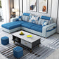 82.67"Long Square Arms Sofa for Living Room Contemporary with Sewn Pillow Back Clearhalo 'furn' 'furn_sofas' 'Furniture' 'Living Room Furniture' 'Sofa' 'sofas' 7750861