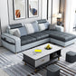 82.67"Long Square Arms Sofa for Living Room Contemporary with Sewn Pillow Back Faux Leather Clearhalo 'furn' 'furn_sofas' 'Furniture' 'Living Room Furniture' 'Sofa' 'sofas' 7750877