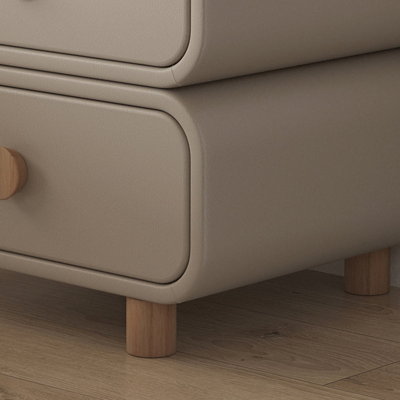 Scandinavian Pine Accent Table Nightstand 20" Tall with Legs Clearhalo 'Bedroom Furniture' 'furn' 'furn_night_stand' 'Furniture' 'night_stand' 'Nightstands' 7753067