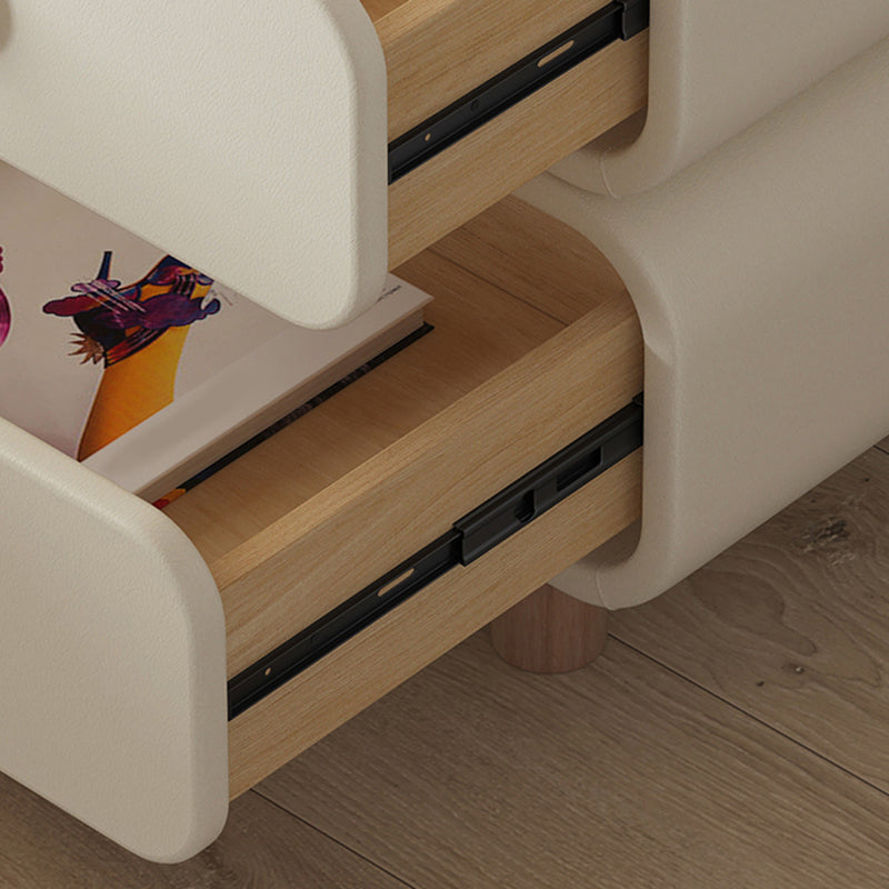 Scandinavian Pine Accent Table Nightstand 20" Tall with Legs Clearhalo 'Bedroom Furniture' 'furn' 'furn_night_stand' 'Furniture' 'night_stand' 'Nightstands' 7753068