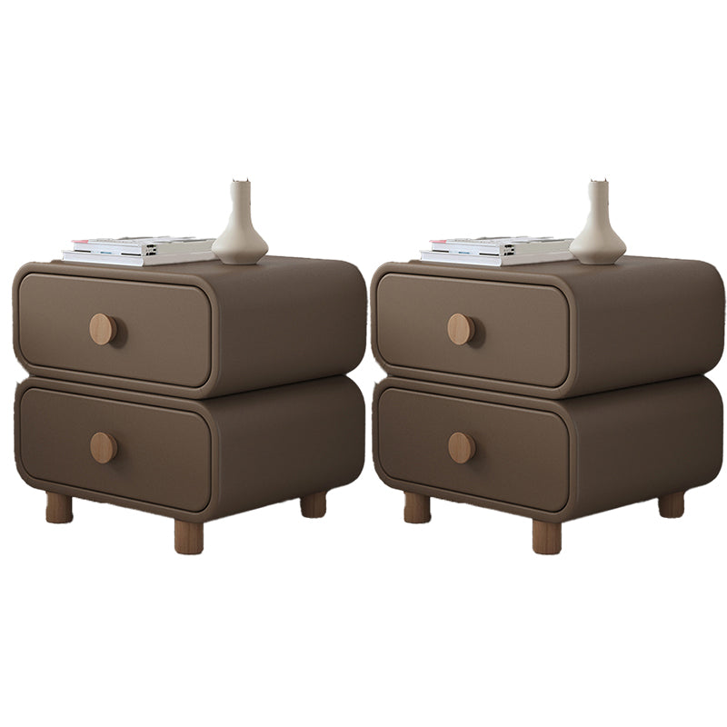 Scandinavian Pine Accent Table Nightstand 20" Tall with Legs Coffee 2 Piece Set Clearhalo 'Bedroom Furniture' 'furn' 'furn_night_stand' 'Furniture' 'night_stand' 'Nightstands' 7753069