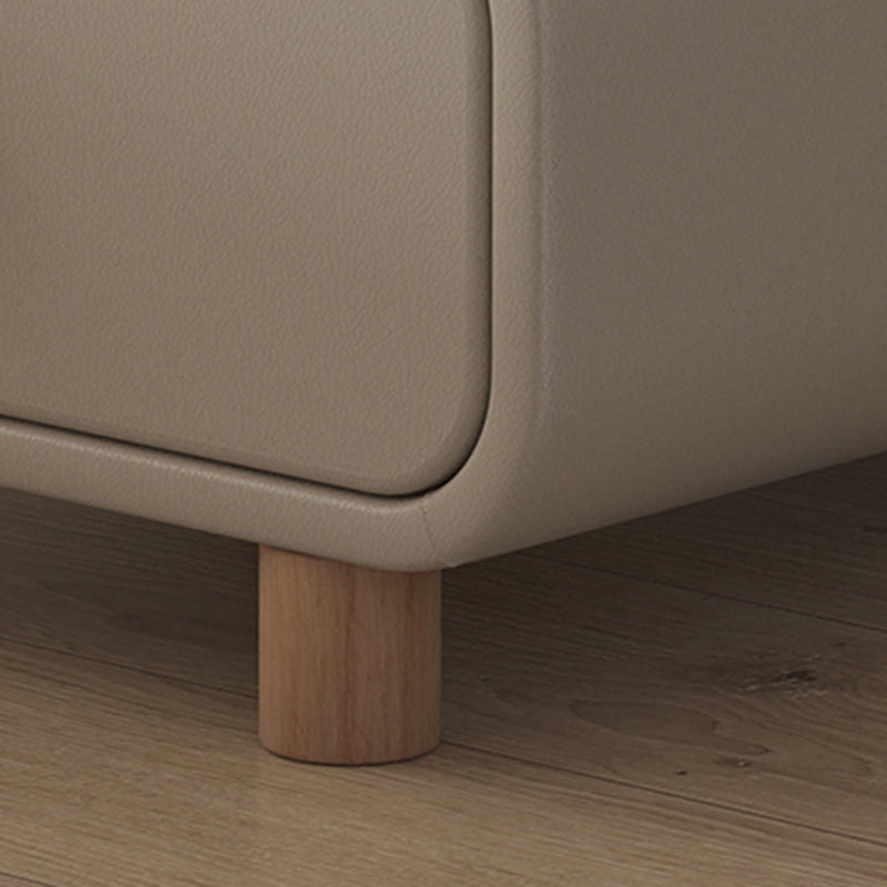 Scandinavian Pine Accent Table Nightstand 20" Tall with Legs Clearhalo 'Bedroom Furniture' 'furn' 'furn_night_stand' 'Furniture' 'night_stand' 'Nightstands' 7753073