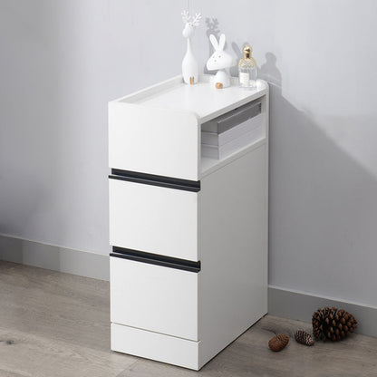 スカンジナビアのアクセントテーブルナイトスタンド25.5 "2つの引き出しがあります