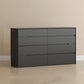 Modern Horizontal Storage Chest with 8 Soft-Close Drawers for Home