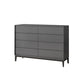 Modern Pine Horizontal Storage Chest with Soft-Close Drawers for Home Clearhalo 'Bedroom Furniture' 'Dressers & Chests' 'dressers_chests' 'furn' 'furn_dressers_chests' 'Furniture' 7753247