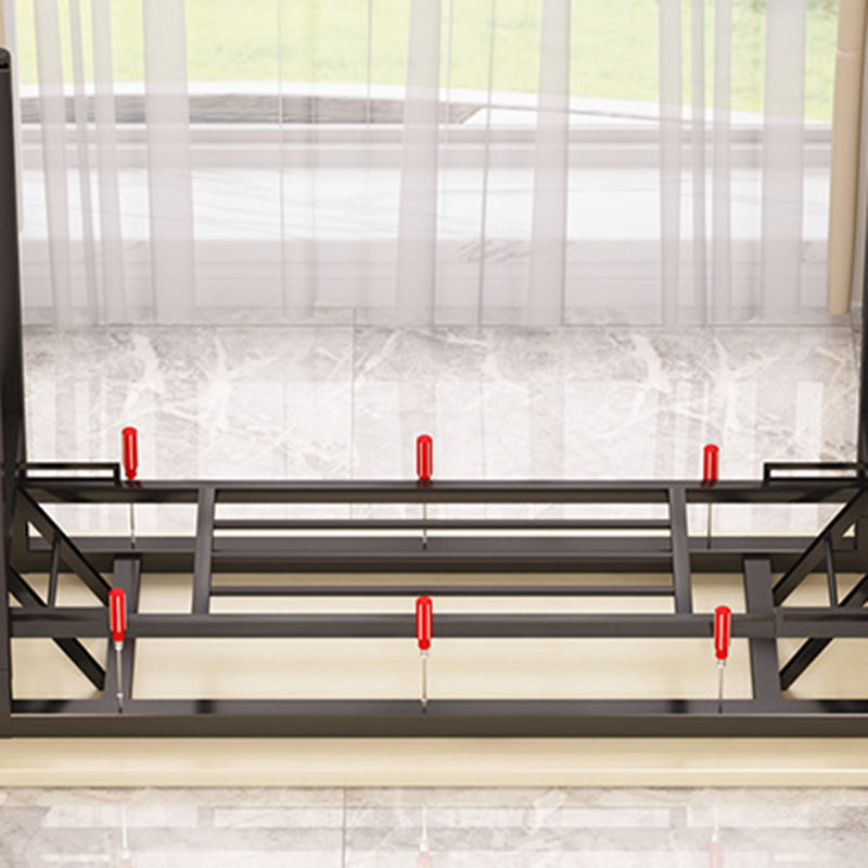 Bureau d'ordinateur en bois moderne moderne Rectangular Home Steel Jambes bureau