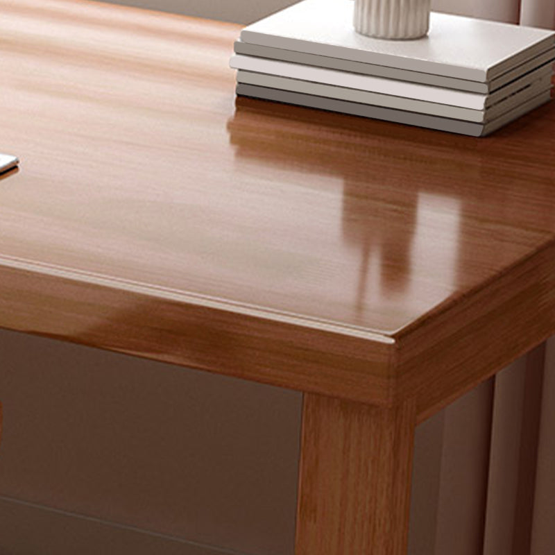 Contemporary Style Office Desk Rectangular Shape Task Desk with 2 Legs Clearhalo 'furn' 'furn_office_desk' 'Furniture' 'Office Desks' 'Office Furniture' 'office_desk' 7753387