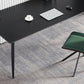 Industriële stijl Stone Writing Desk rechthoekige metalen kantoorbureau
