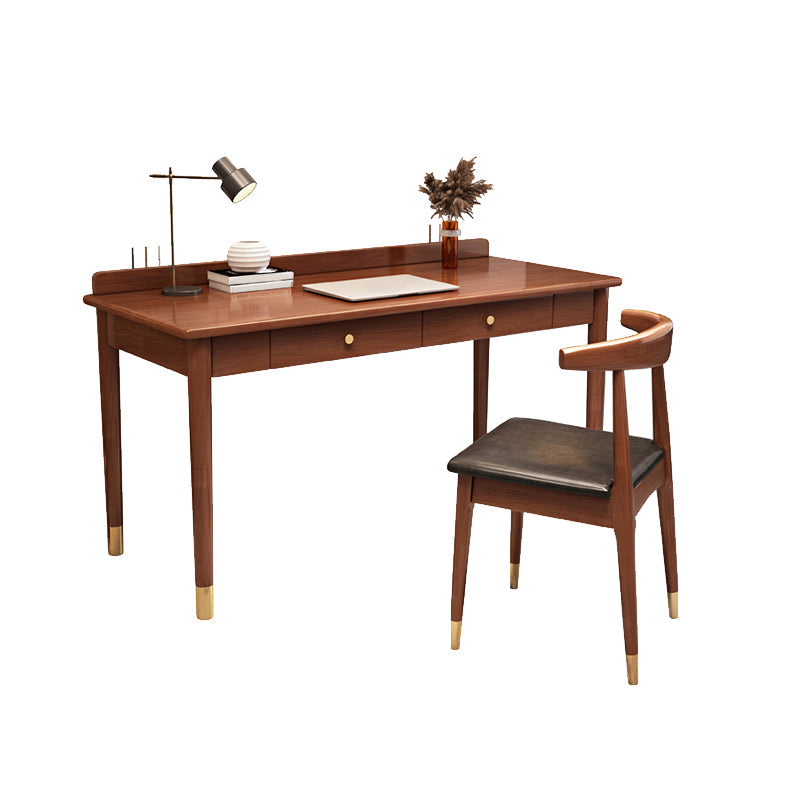 Bureau de bureau d'écriture à domicile moderne Glam Bureau de bureau massif, 29,5 "H