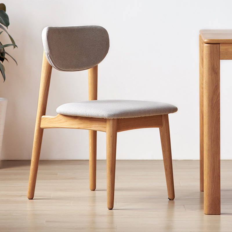 ベッドルーム用の4本の足のあるモダンオフィスチェアシートウッドデスクチェア
