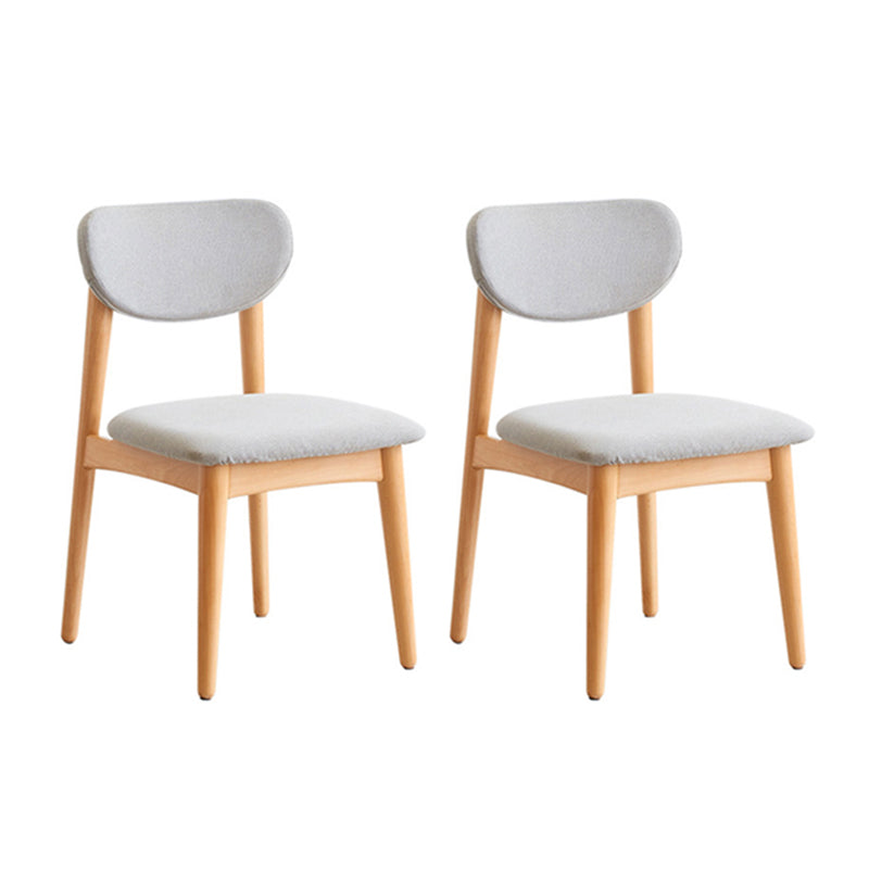 ベッドルーム用の4本の足のあるモダンオフィスチェアシートウッドデスクチェア