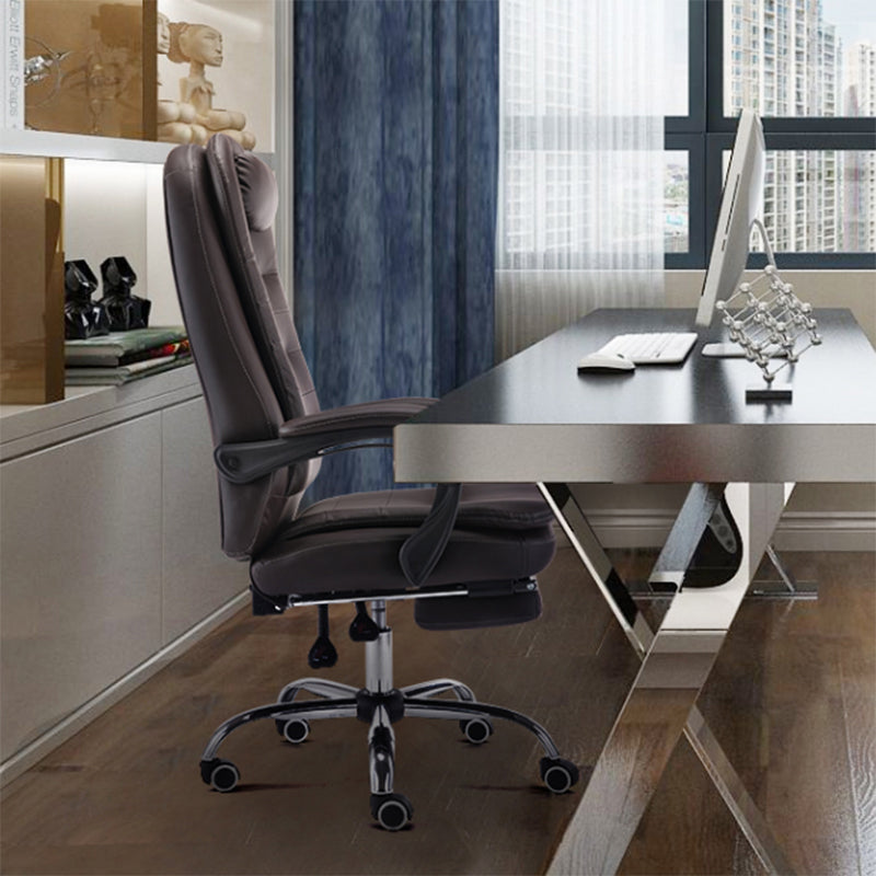 Sedia da ufficio moderna armi imbottiti senza angoscia sedia ergonomica con ruote