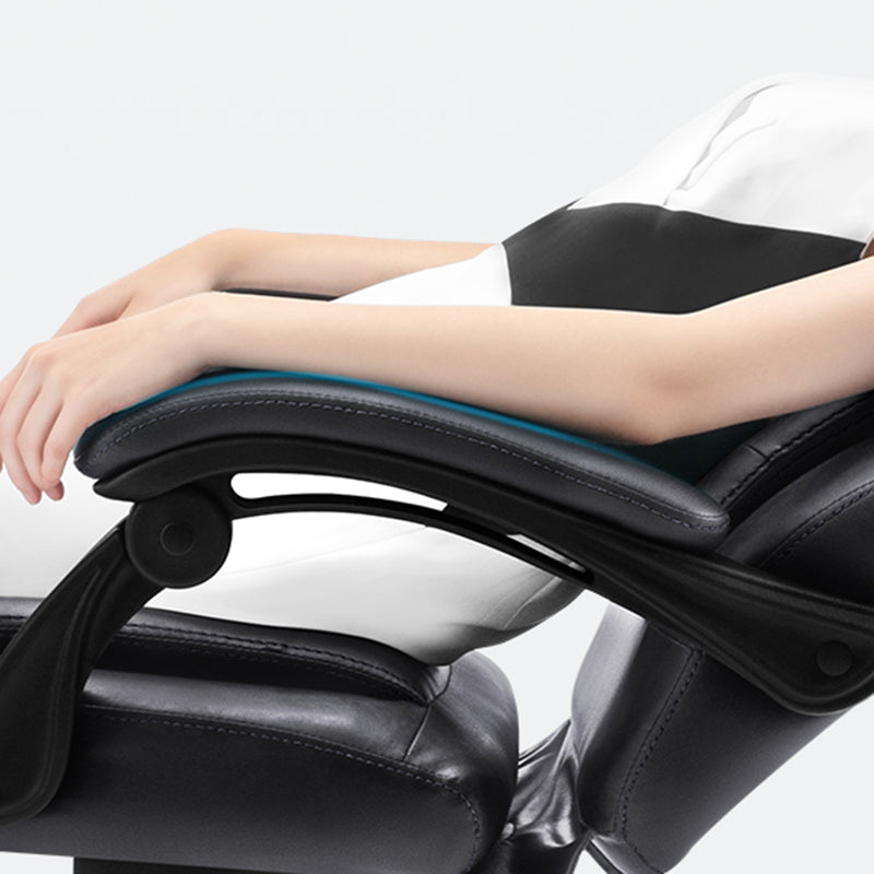 Sedia da ufficio moderna armi imbottiti senza angoscia sedia ergonomica con ruote