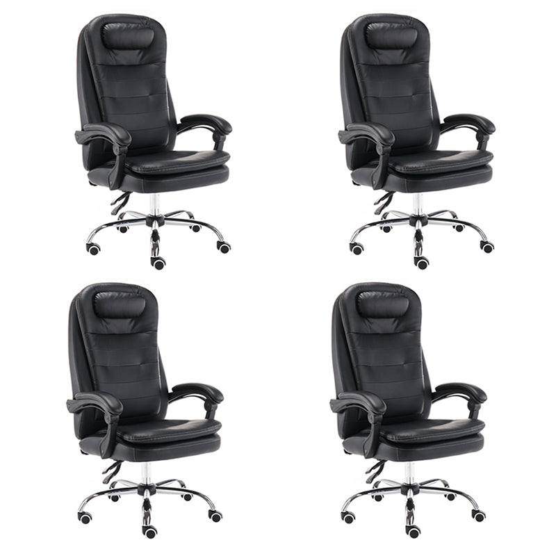 Sedia da ufficio moderna armi imbottiti senza angoscia sedia ergonomica con ruote