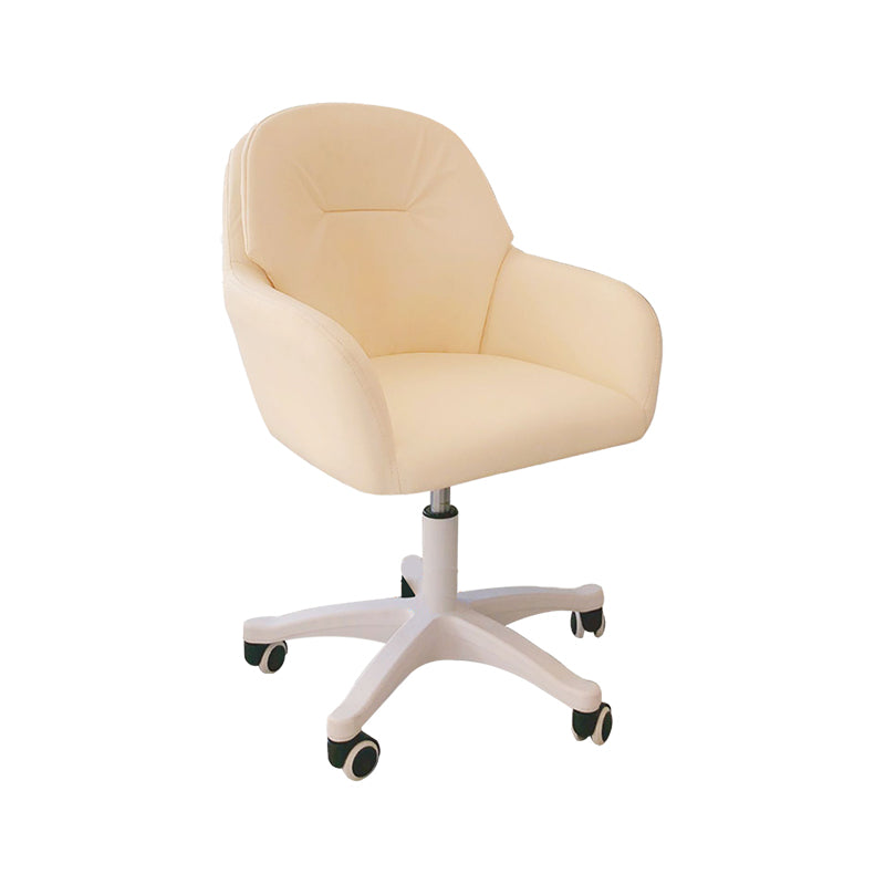 Modern Office Chair No Distressing Armless Ergonomic Chair with Wheels