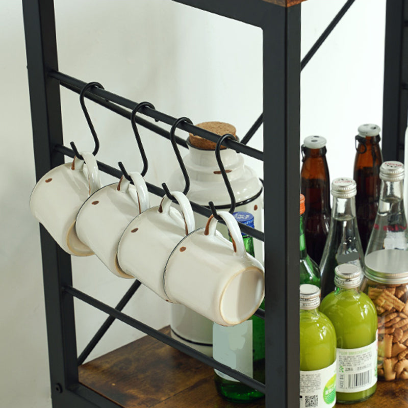 Mitte des Jahrhunderts moderne Bücherregalregale für Home Office enthalten