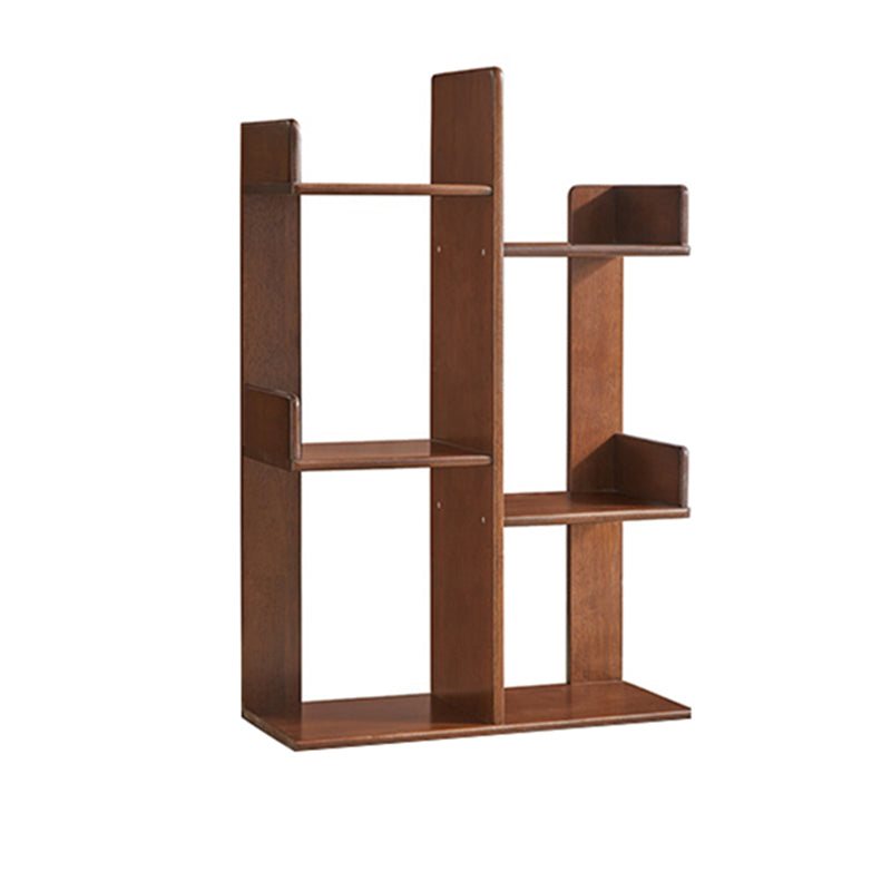 Mitte des Jahrhunderts modernes Holzbuchregal mit Regalen für Heimbüro