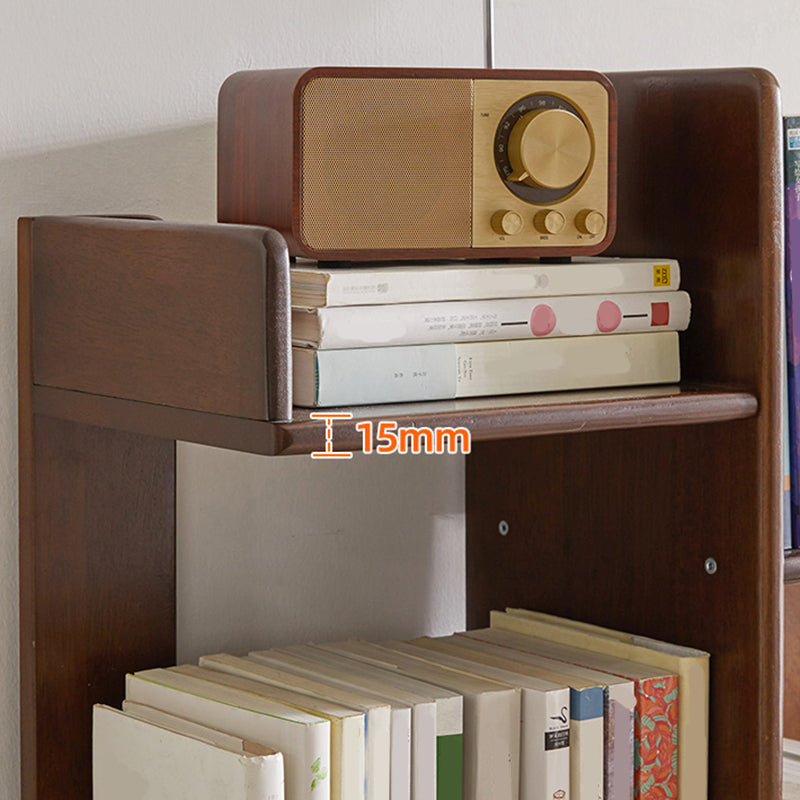 Mitte des Jahrhunderts modernes Holzbuchregal mit Regalen für Heimbüro